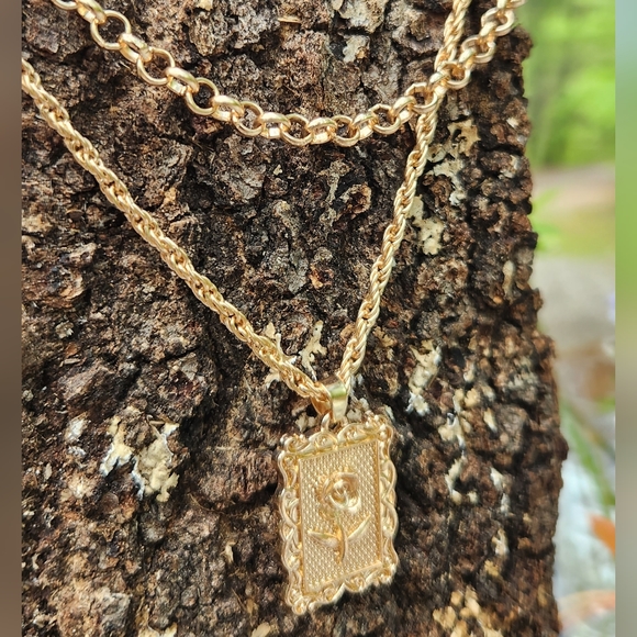 Gold necklace, Set of 2 - Picture 5 of 8